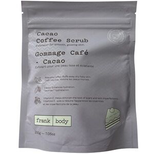 New Frank Body Cacao Coffee Exfoliating Scrub